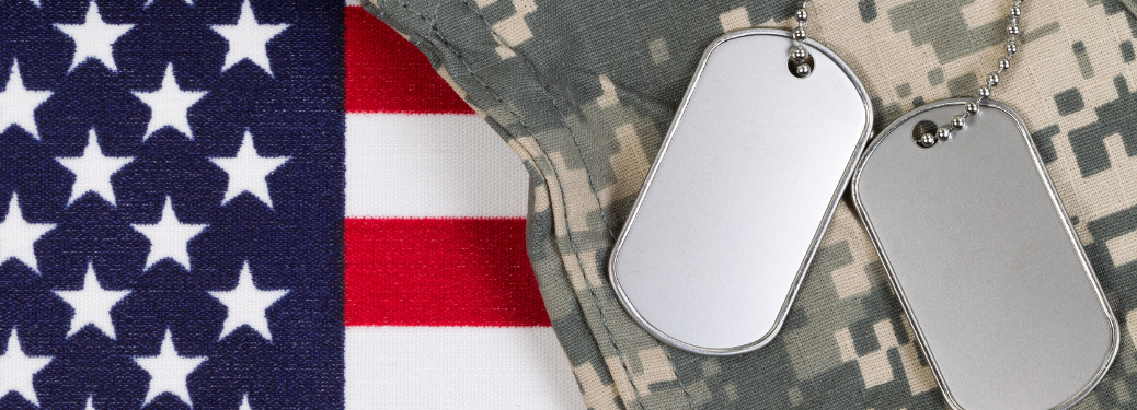 A close up of flag and uniform