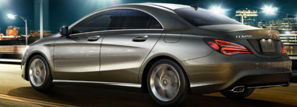 Side view of the 2016 Mercedes-Benz CLA250