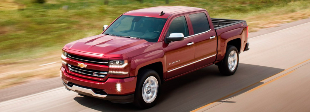 Side view of the 2017 Chevy Silverado 1500