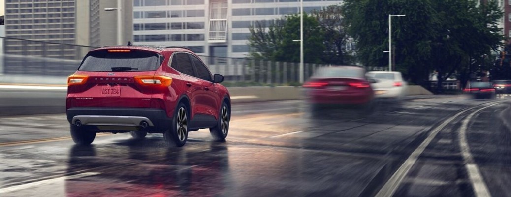 2024 Ford Escape models on a road