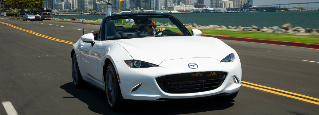 2019 Mazda MX-5 Miata on road