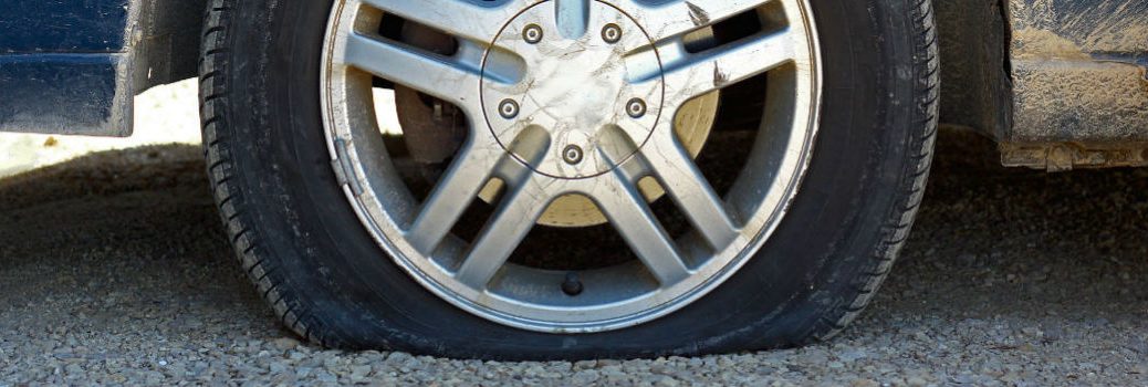 flat tire on a generic vehicle