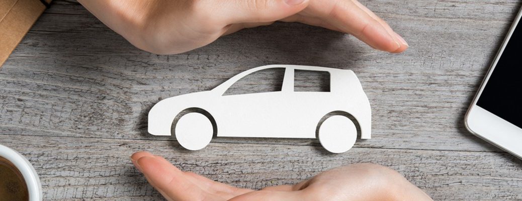 A photo illustration representing the protection provided by car insurance.