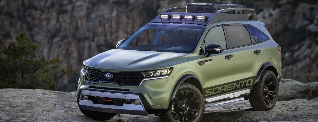 2021 Kia Sorento side quarter view