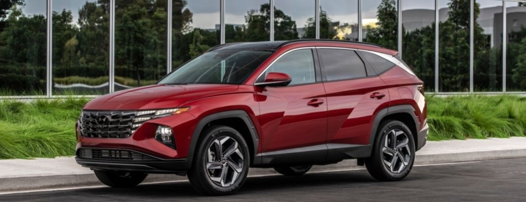 2022 Hyundai Tucson side quarter view