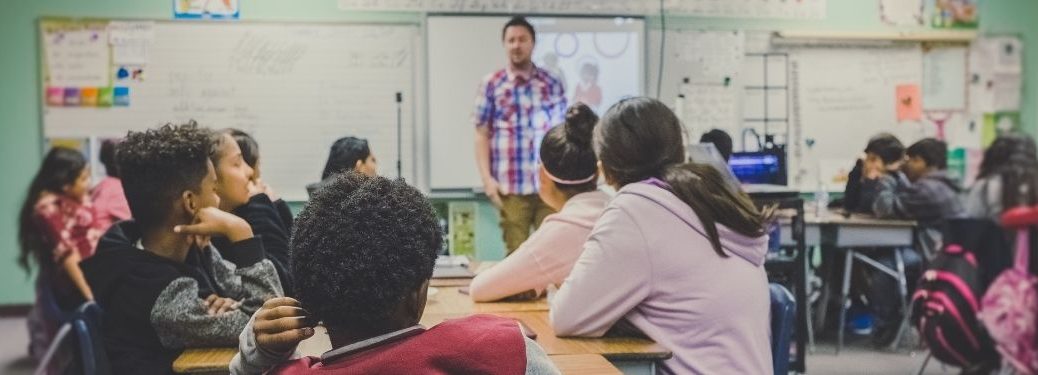 Teacher-student interaction in a classroom