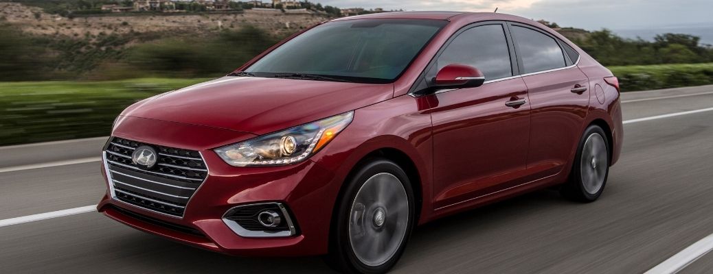 2022 Hyundai Accent front quarter view