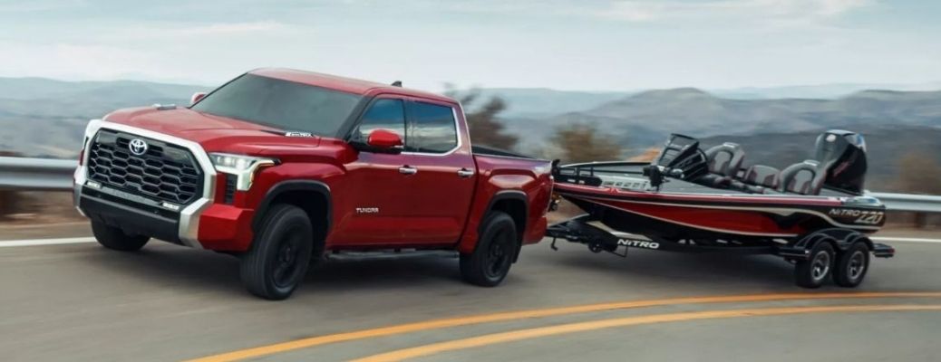 2022 Tundra Limited CrewMax with 6.5-ft. Long Bed shown in Supersonic Red