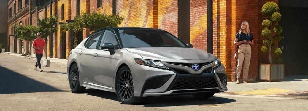 2022 Toyota Camry side and front view