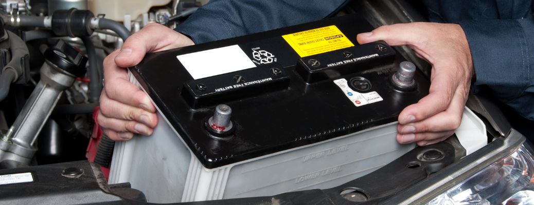 Vehicle Battery Replacement by a technician