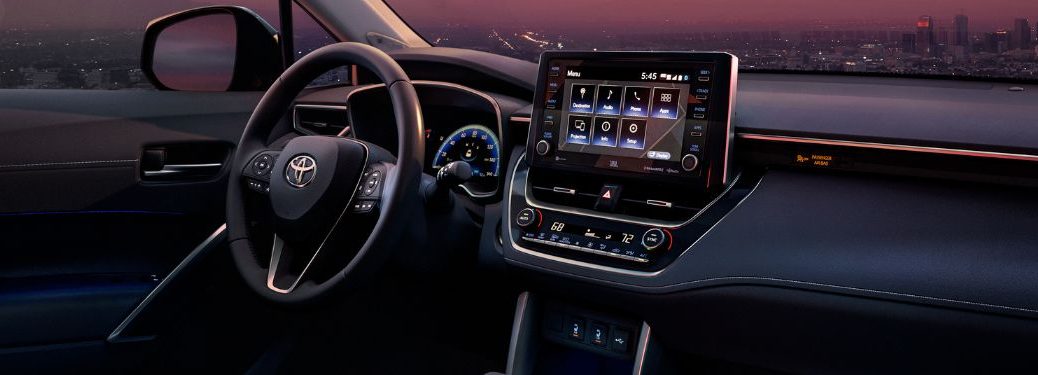 2023 Toyota Corolla Cross steering and dashboard