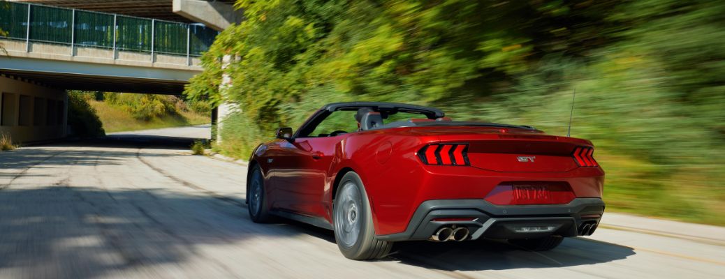 2024 Ford Mustang on the road