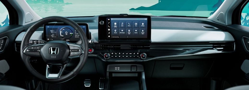 Front console of the 2024 Honda Prologue