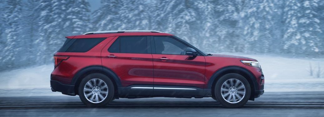 Side view of the 2023 Ford Explorer