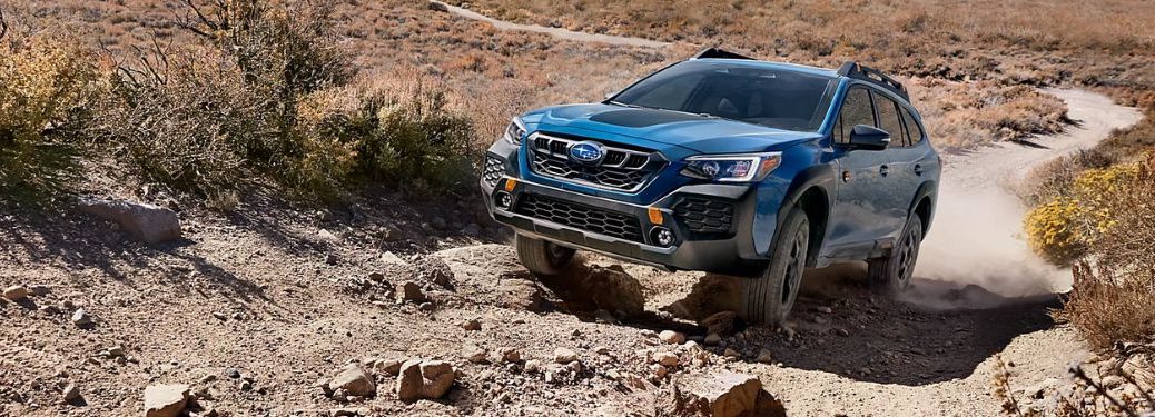 Front three-quarter view of the 2024 Subaru Crosstrek off-roading