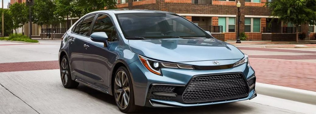 2022 Toyota Corolla side and front view