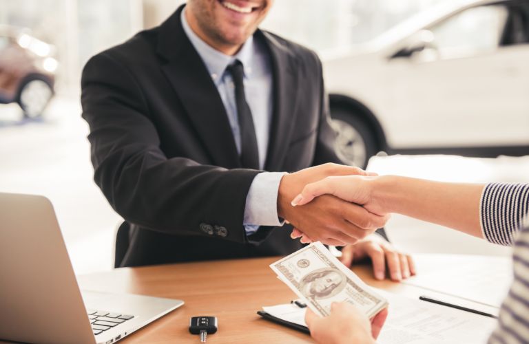 People shaking hands