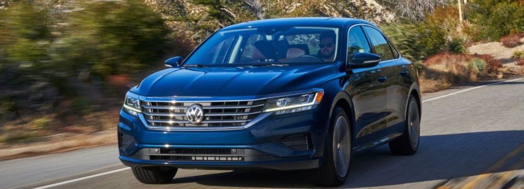 2020 Volkswagen Passat front and side view