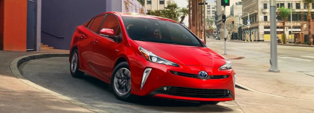 2022 Toyota Prius side and front view