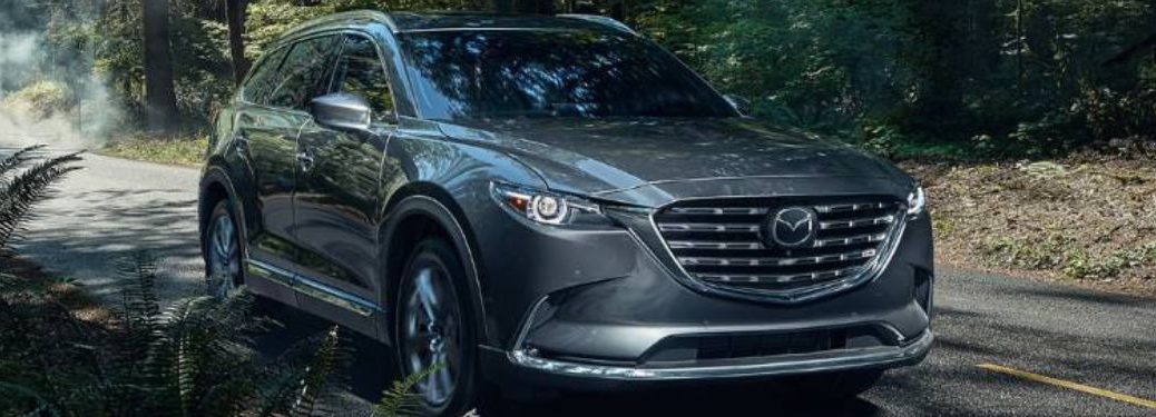 2022 Mazda CX-9 side and front view