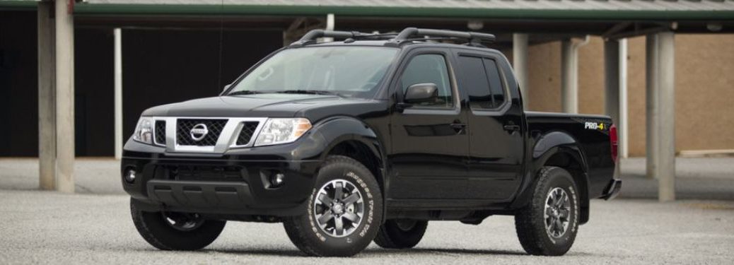 2014 Nissan Frontier front and side view