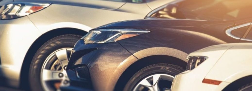 Front ends of used cars