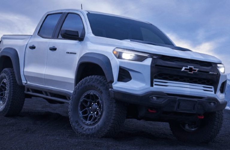 2024 Chevrolet Colorado side and front view