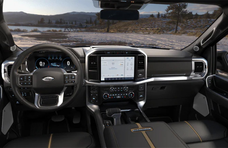 2023 Ford F-150 front interior