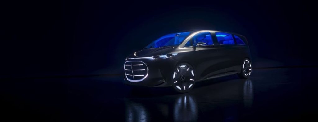 A concept car by Mercedes-Benz