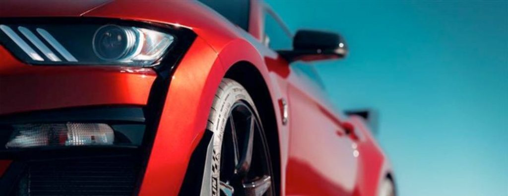 2020 Mustang Shelby model close up