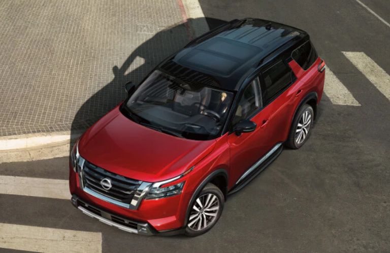 2025 Nissan Pathfinder three-angled view