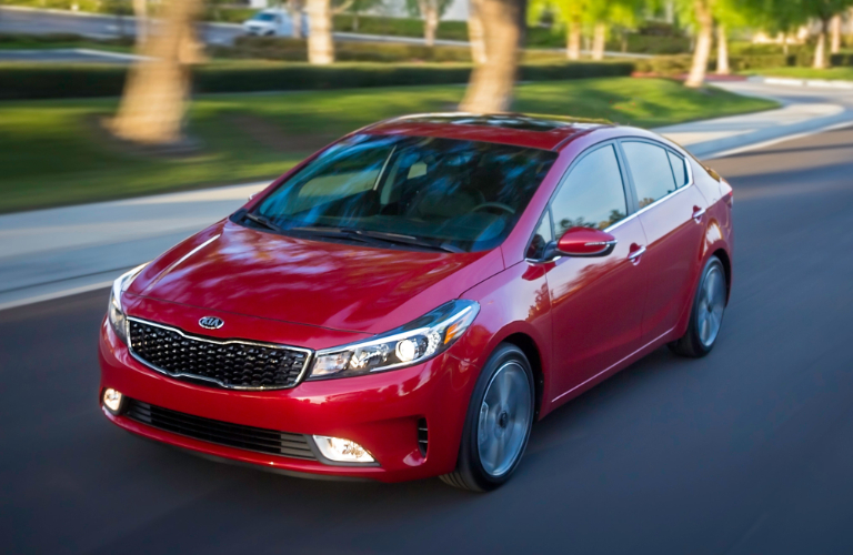 2017 Kia Forte front and side view