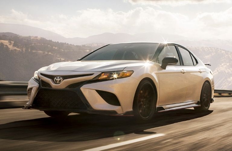 2020 Toyota Camry front and side view