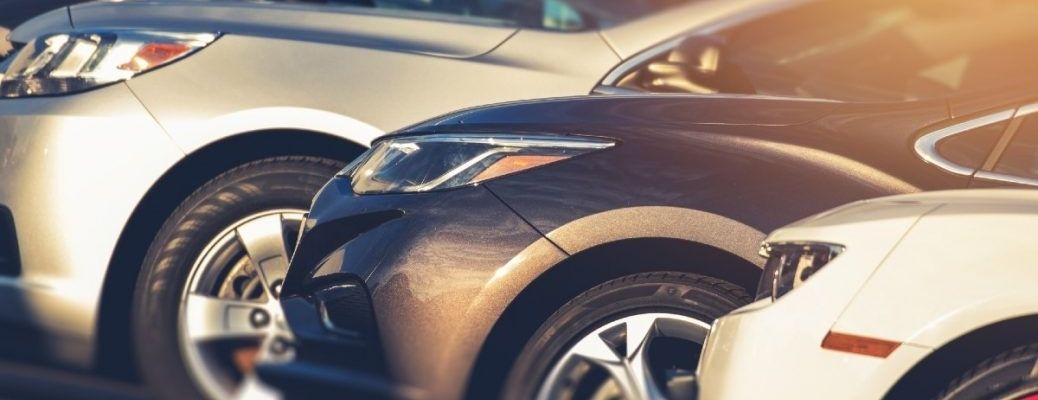 Front ends of used cars