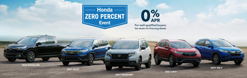 Brad Deery Honda - Honda Zero Percent Event near Quad Cities IA