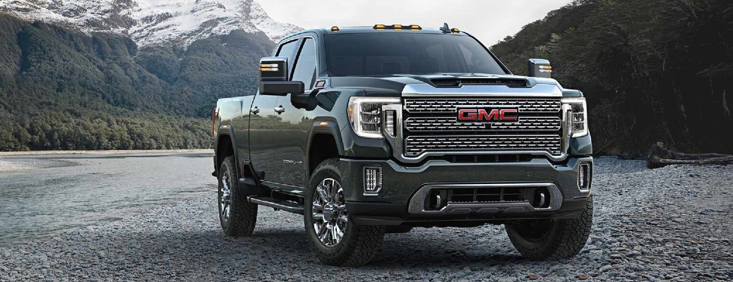 GMC Sierra HD front and side angle