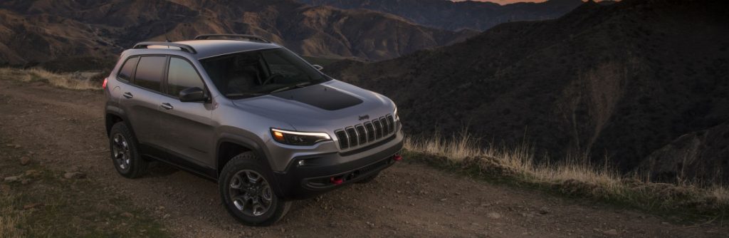 Jeep Cherokee model side and front angle