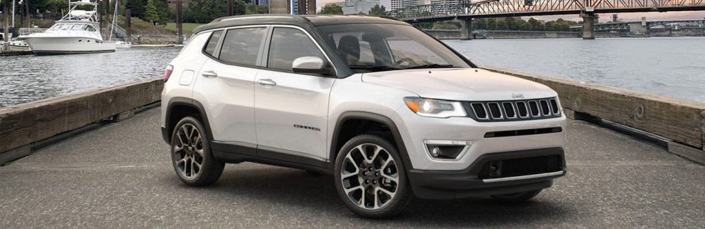 Jeep Compass on a bridge