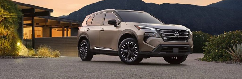Nissan Rogue front and side angle