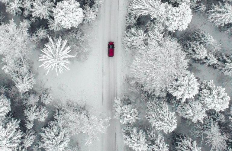 Car in winter