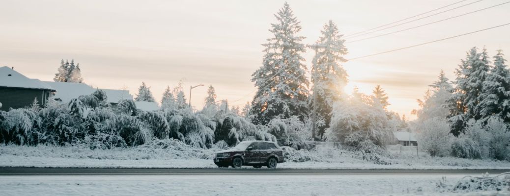 Car in winter