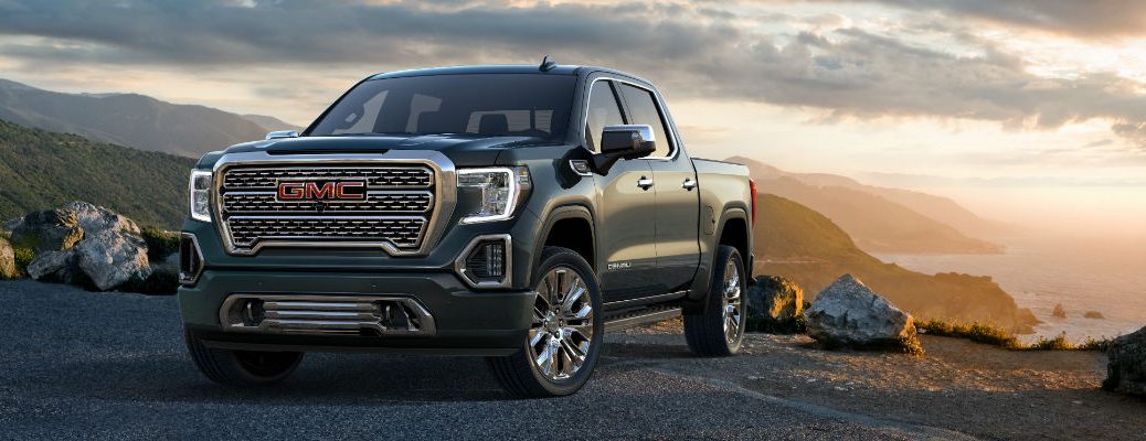 A front right quarter photo of the 2019 GMC Sierra Denali