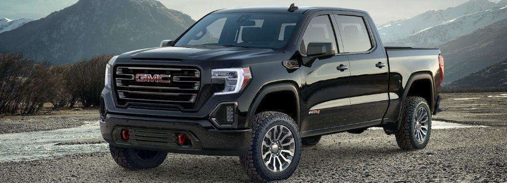 2019 GMC Sierra Exterior View in Black Coloring