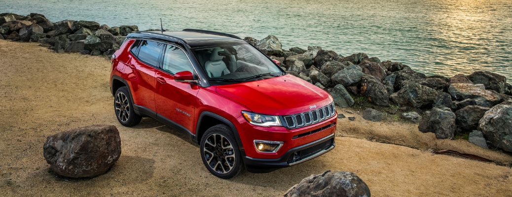 Top Quarter View of the 2020 Jeep Compass