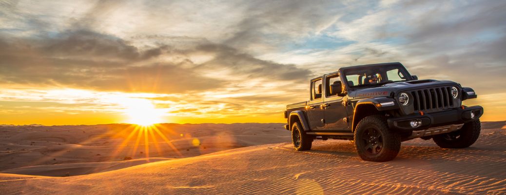 front quarter view of the 2020 Jeep Gladiator