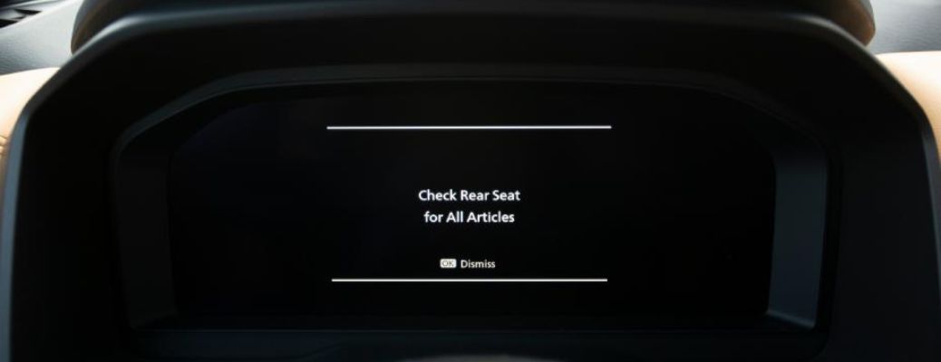 Nissan Rear Door Alert