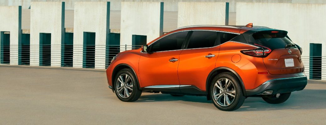 A left profile photo of the 2020 Nissan Murano.