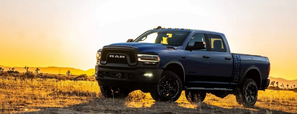 Sideview of a 2022 Ram 2500 under the sun