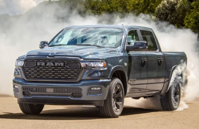 2026 RAM 1500 front and side view