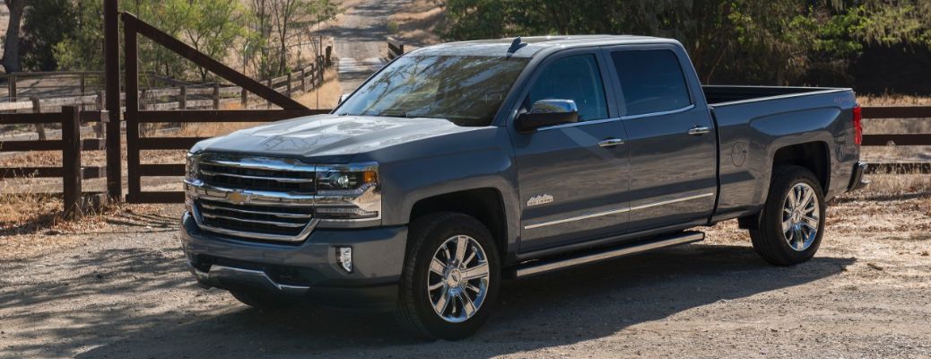 2017 Chevy Silverado 1500 side view